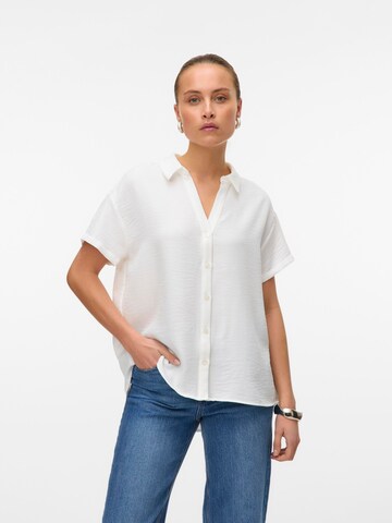 Chemisier 'VMMelaney' VERO MODA en blanc : devant