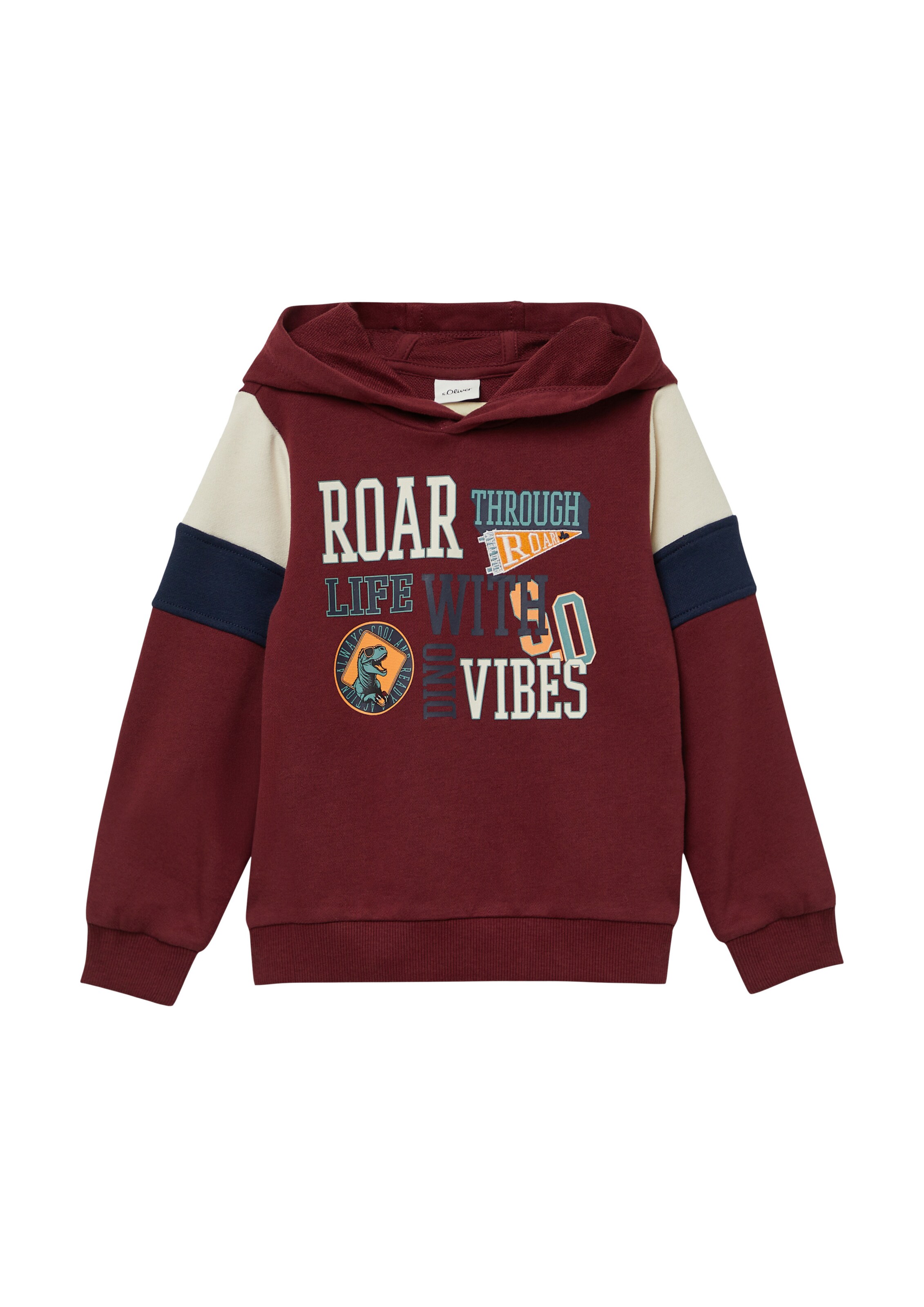 s.Oliver Sweatshirt in Rood: voorkant