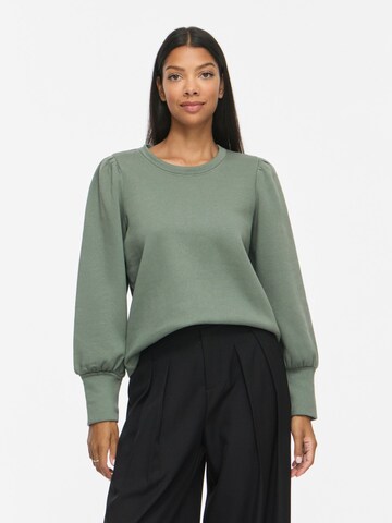 Sweat-shirt 'VERA' VILA en vert : devant