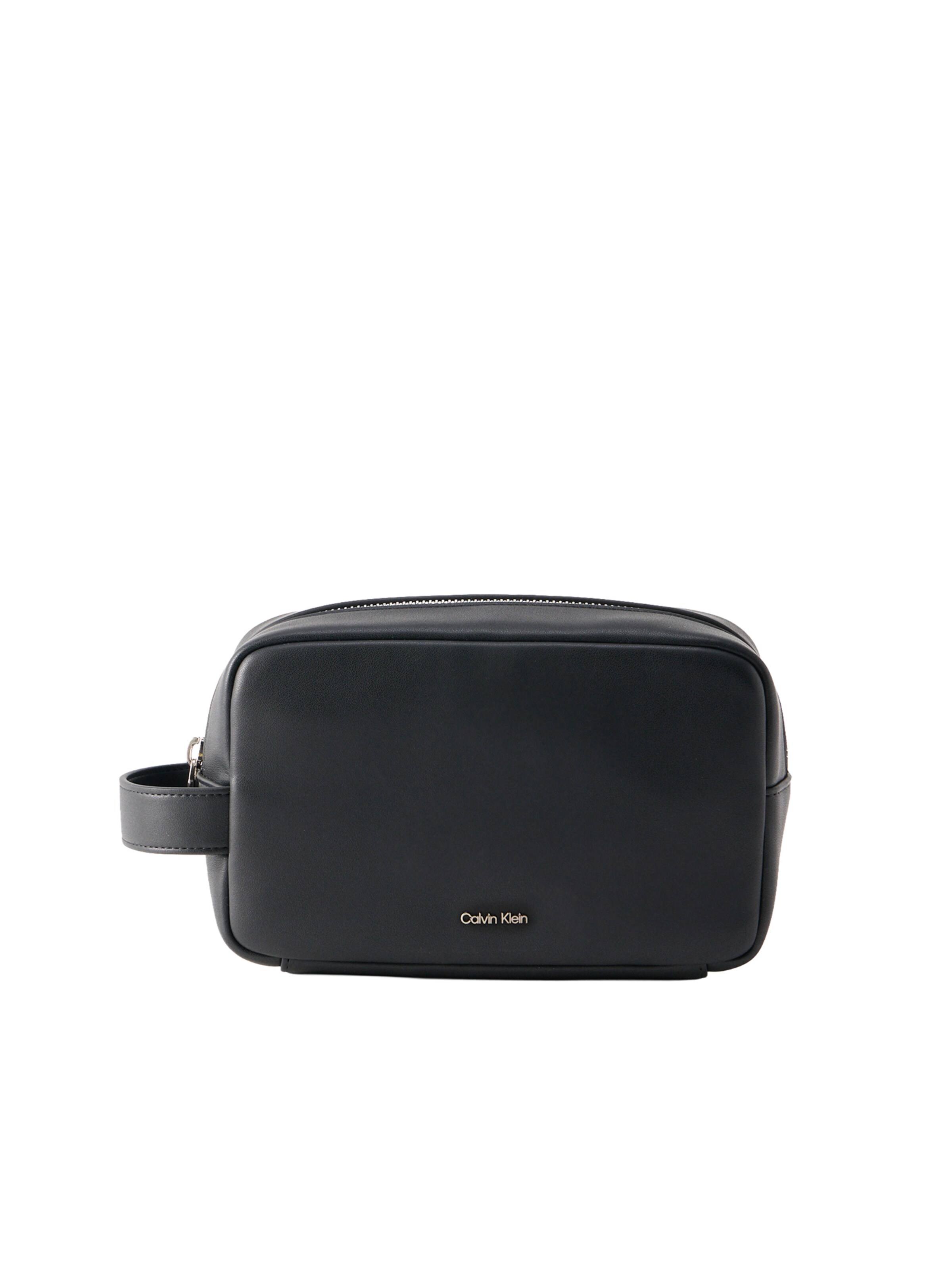 juoda Calvin Klein Tualeto reikmenų / kosmetikos krepšys: priekis