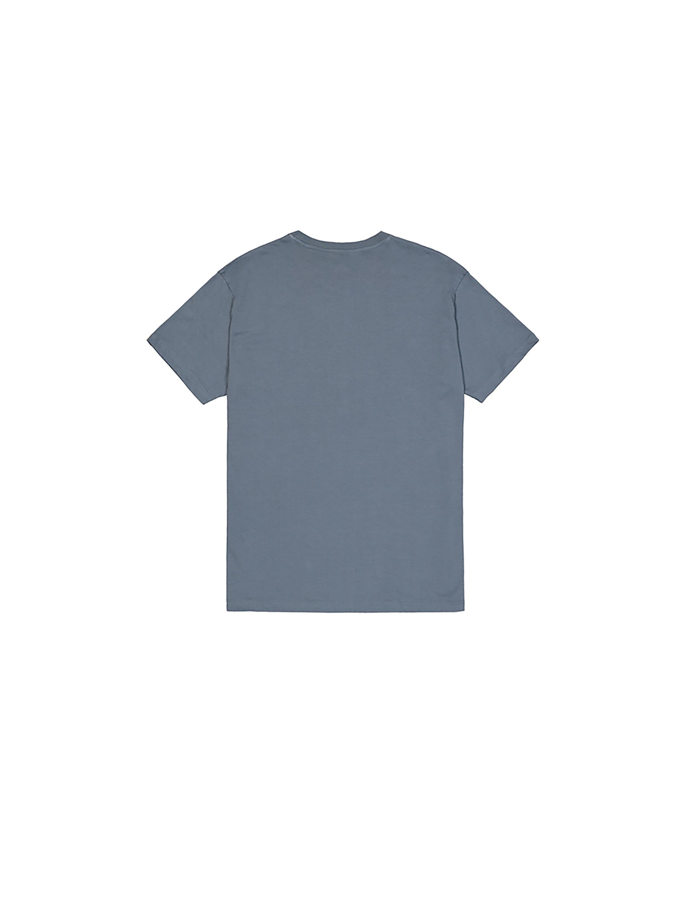ALPHA INDUSTRIES Shirt 'Label'‌‌‌‌‌‌‌‌‌‌ in Blau