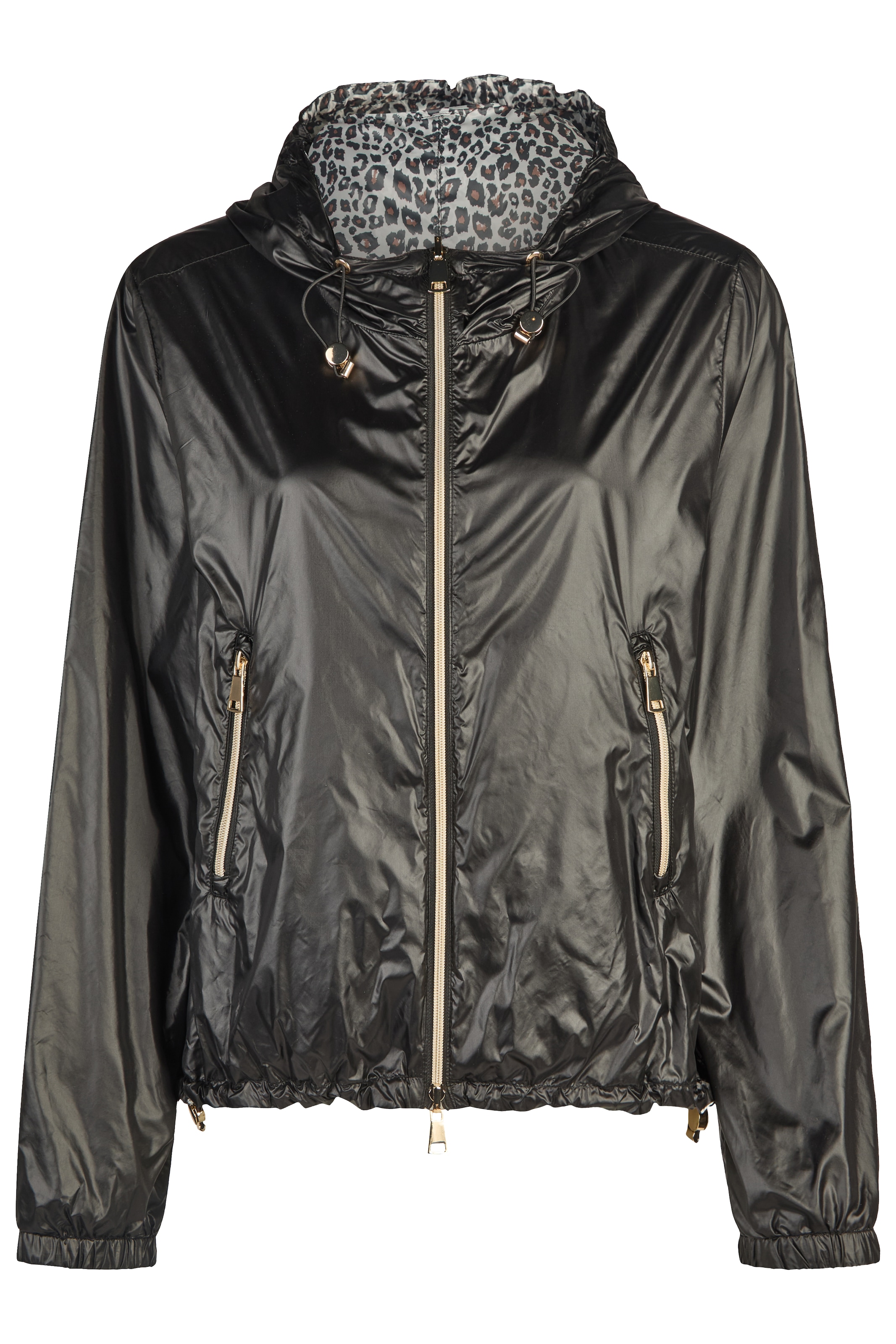 White Label Performance Jacket in Black: front