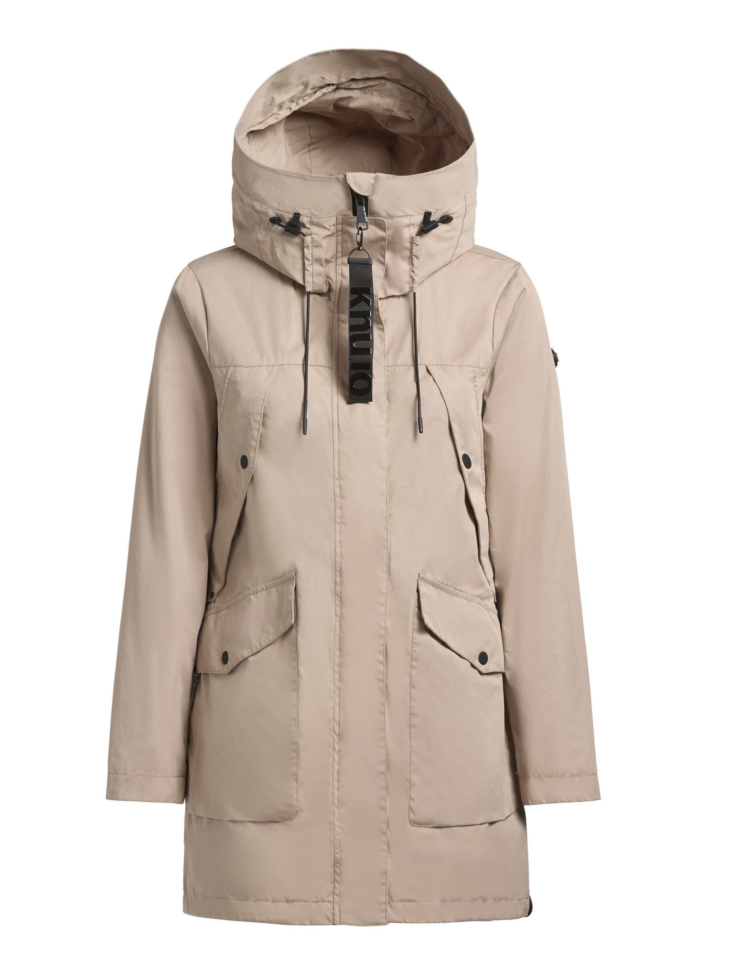 khujo Płaszcz przejściowy 'VENGA' w kolorze beżowy: przód