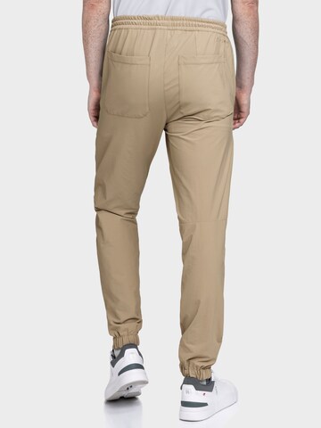 Effilé Pantalon outdoor 'Vienna' Schöffel en beige