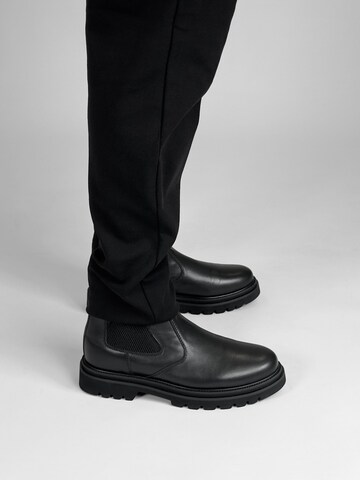 Dutch'D Chelsea Boots 'Raw' in Schwarz