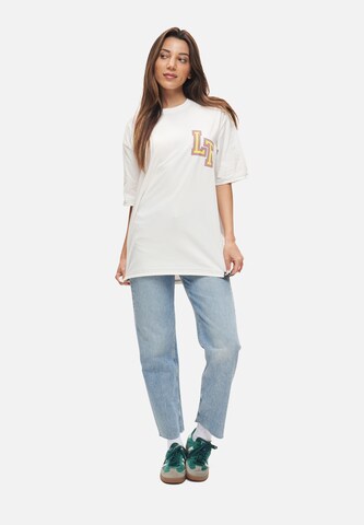 Recovered T-Shirt 'Looney Tunes Basketball' in Beige