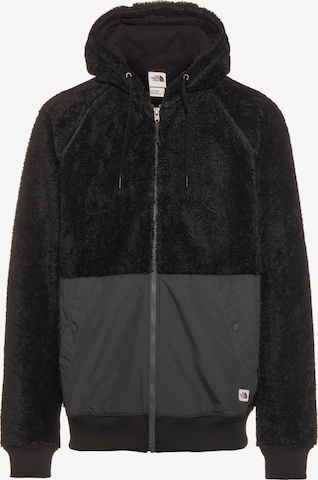 THE NORTH FACE Athletic Fleece Jacket 'Ridge' in Black: front