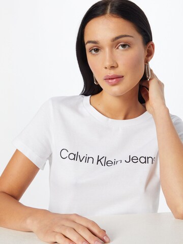 Calvin Klein Jeans Koszulka w kolorze biały