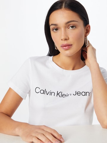 Calvin Klein Jeans Μπλουζάκι σε λευκό