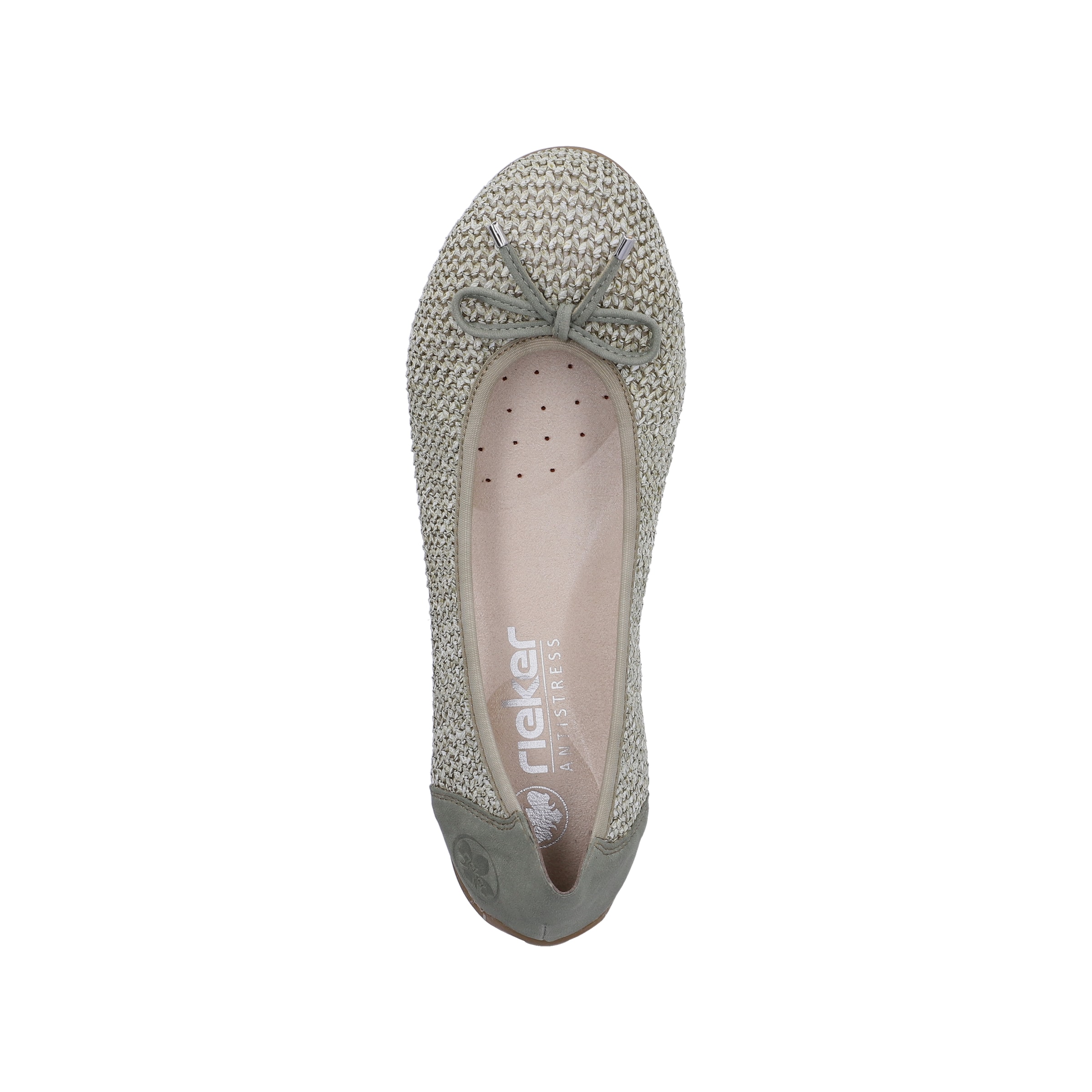 Ballerines '43850' Rieker en vert