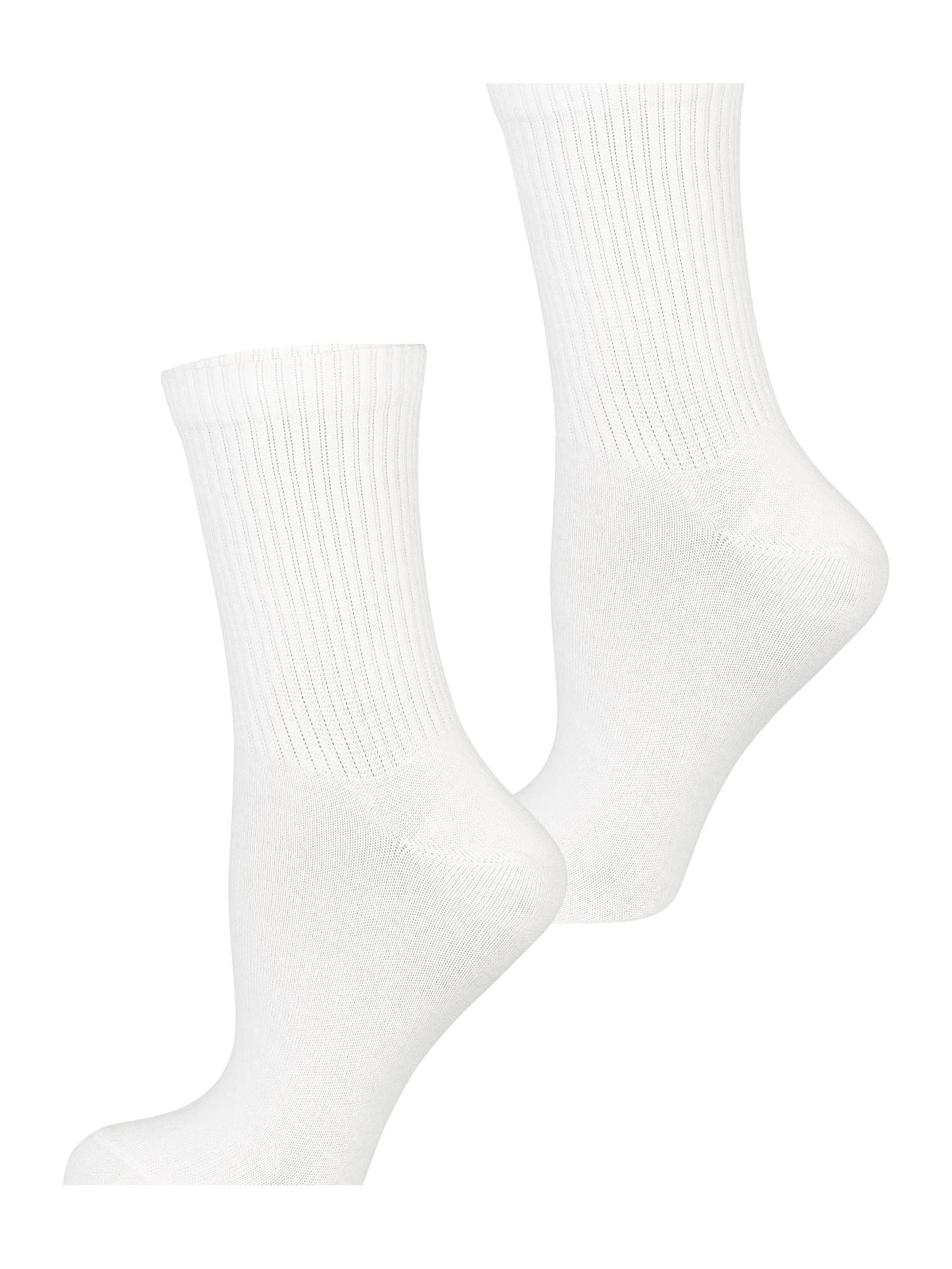 Nur Die Socks ' Fan ' in White: front