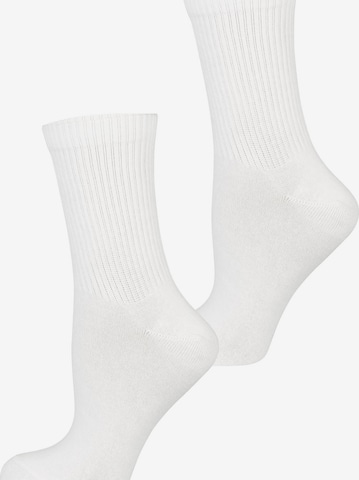Chaussettes ' Fan ' Nur Die en blanc : devant