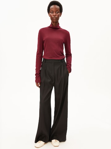 ARMEDANGELS Longsleeve 'GRAZILIANAA' SOFT in Rot