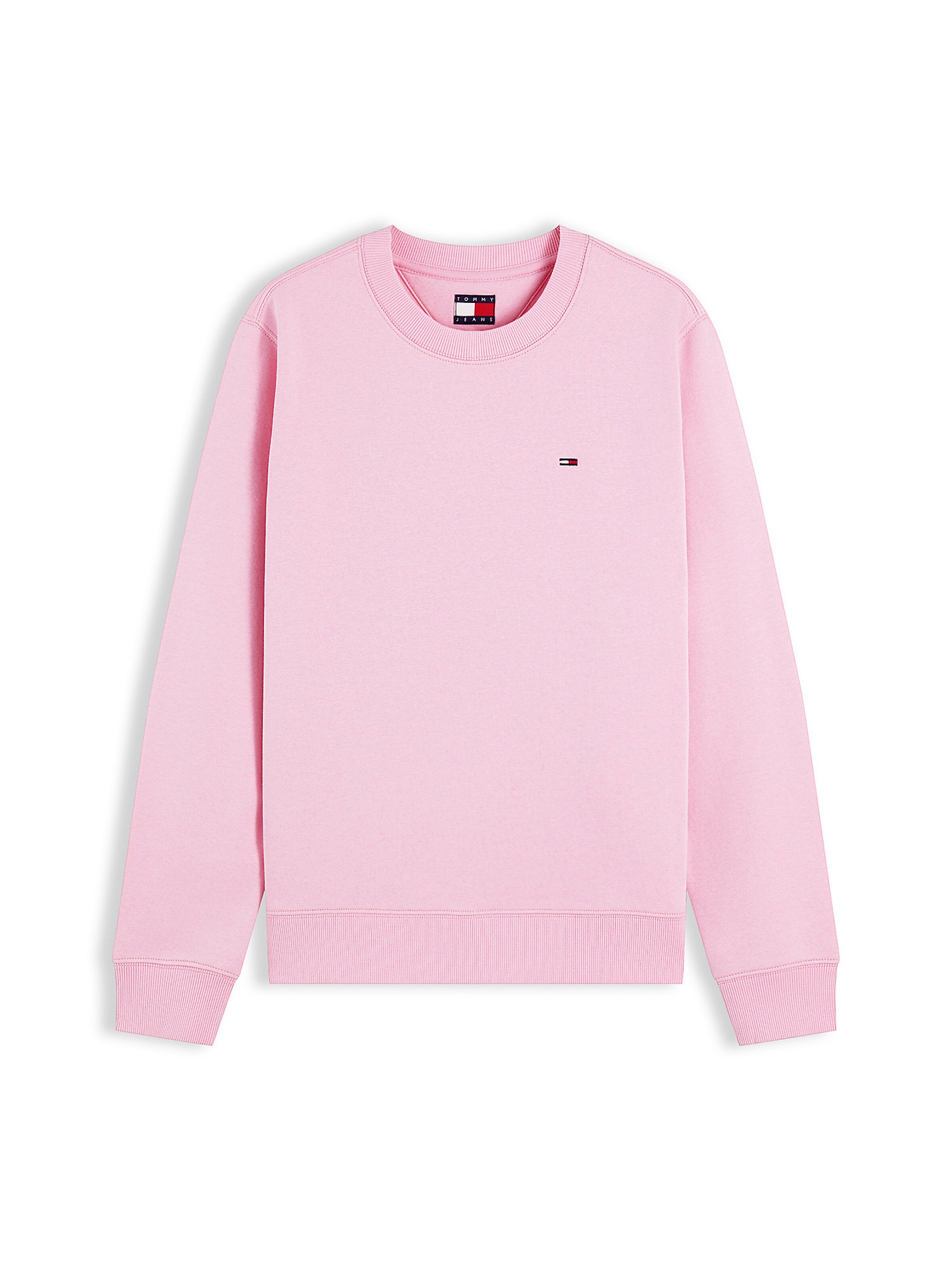 Tommy Jeans Свитшот в Ярко-розовый: спереди
