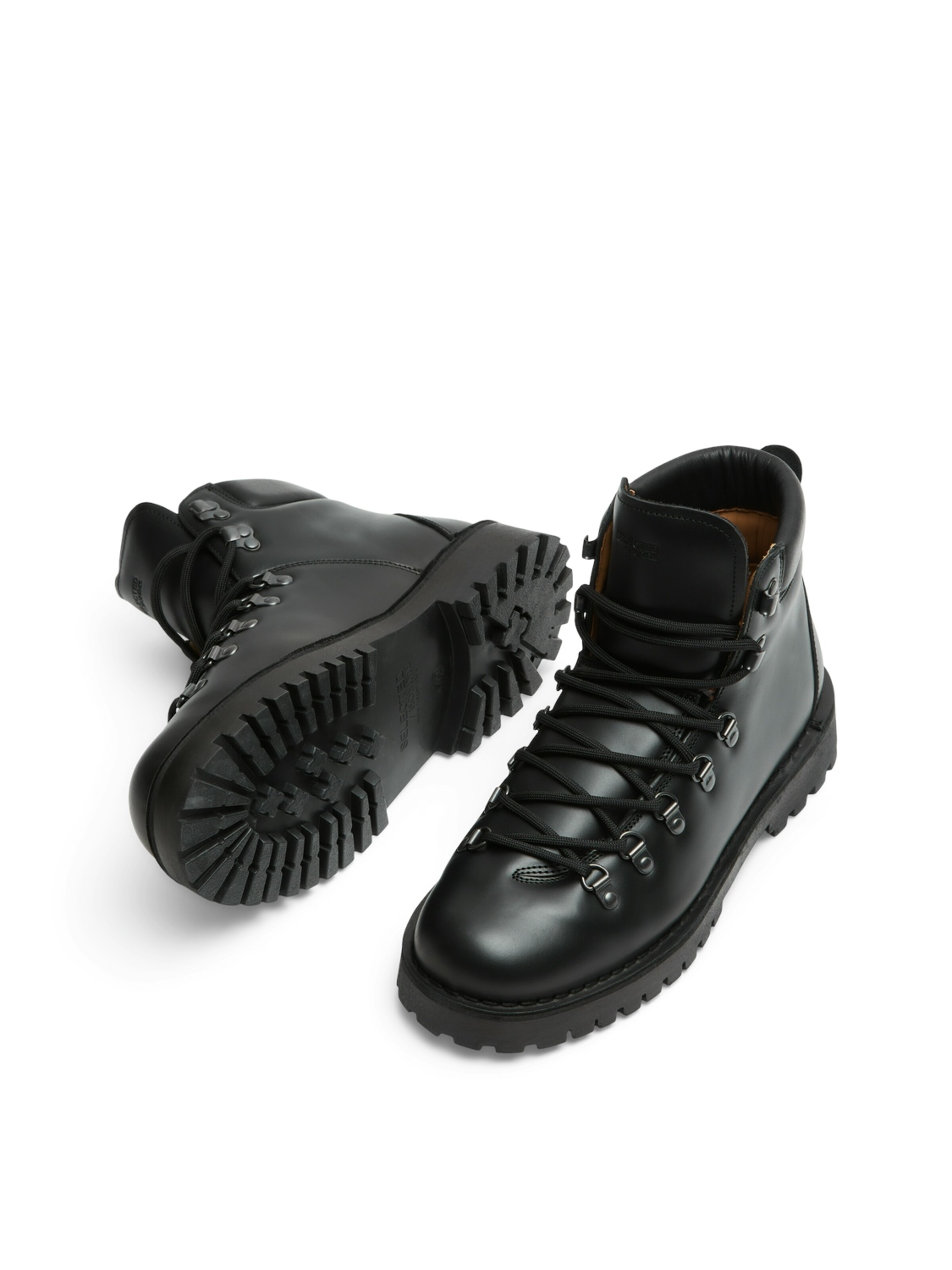 SELECTED Snørestøvler 'SLHALFRED' i sort