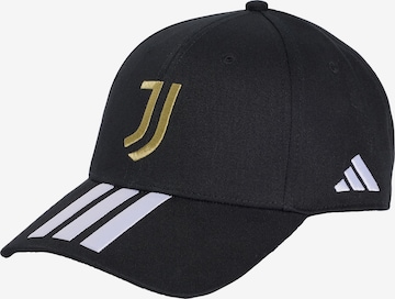 Cappello da baseball sportivo 'Juventus Turin' di ADIDAS PERFORMANCE in nero: frontale