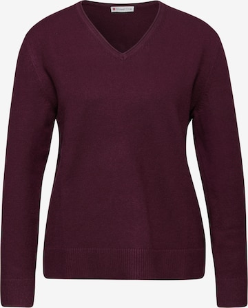 STREET ONE Pullover in Rot: Vorderseite