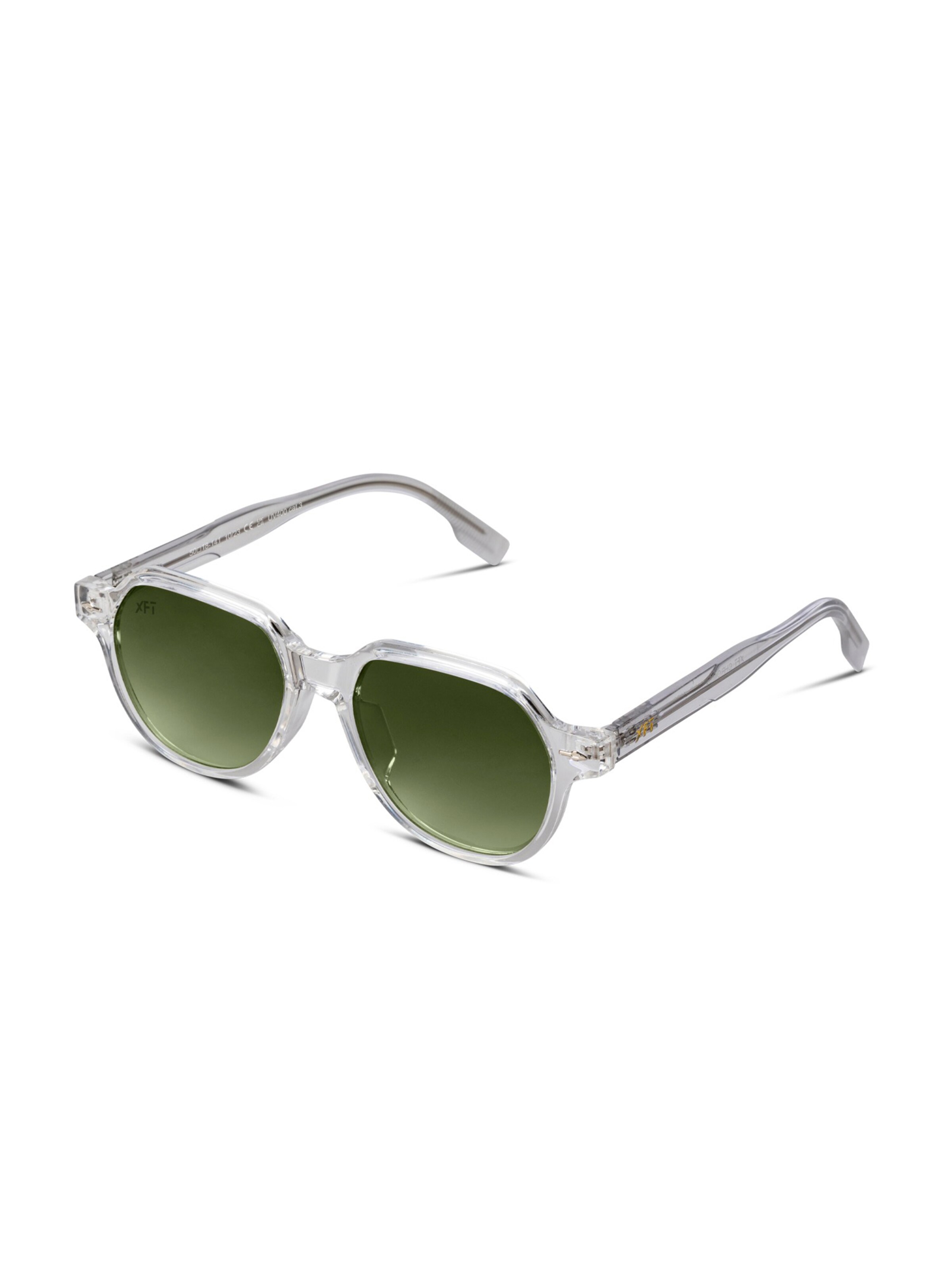 X Frame Therapy Sunglasses 'Chromashade Sun' in Green: front