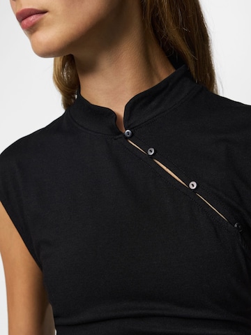 PIECES Top 'PCJasmin' in Schwarz