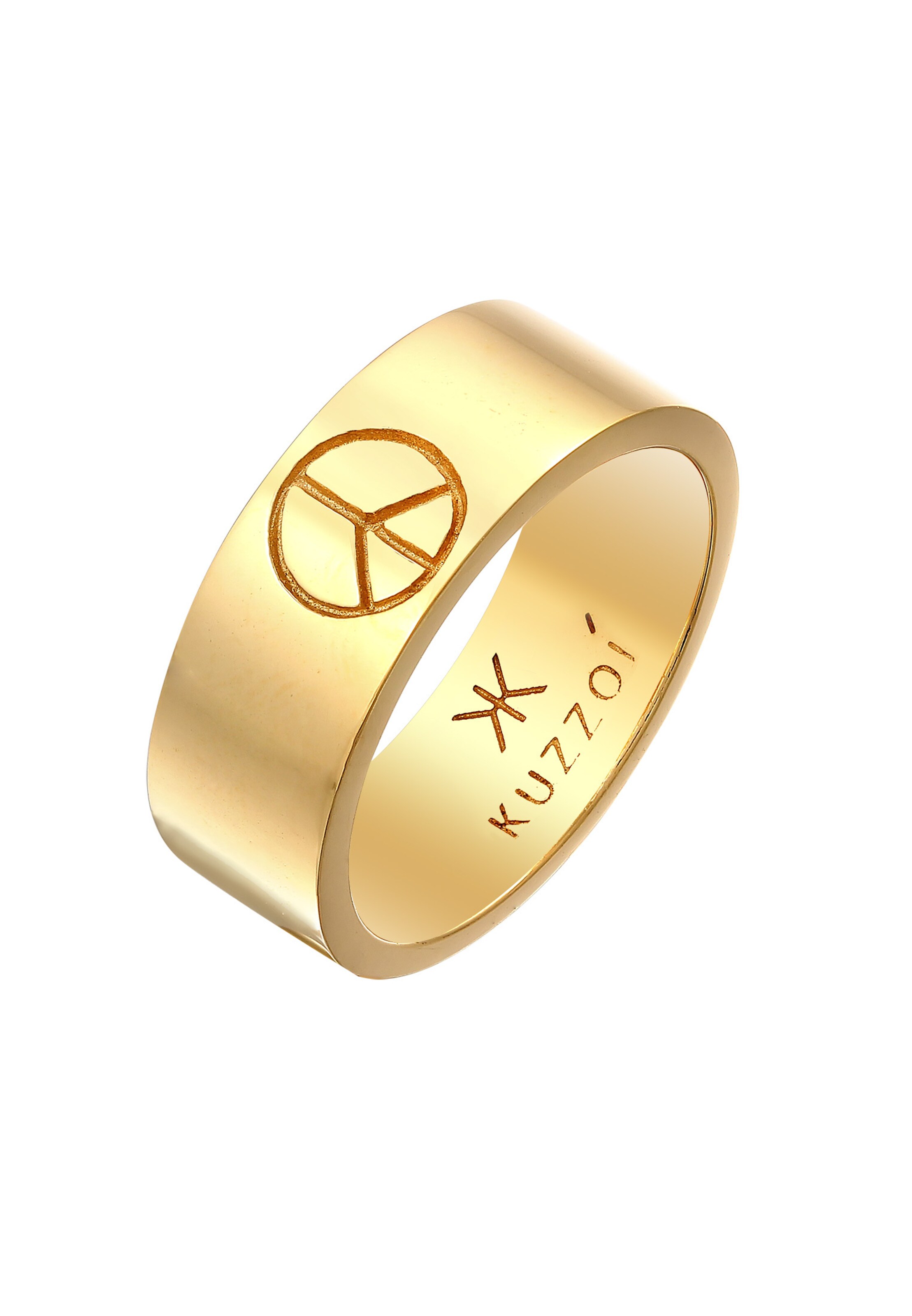 KUZZOI Ring in Gold: Vorderseite