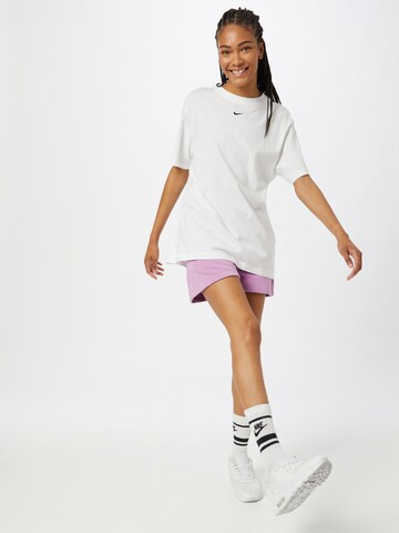Nike Sportswear Oversized bluse i hvid