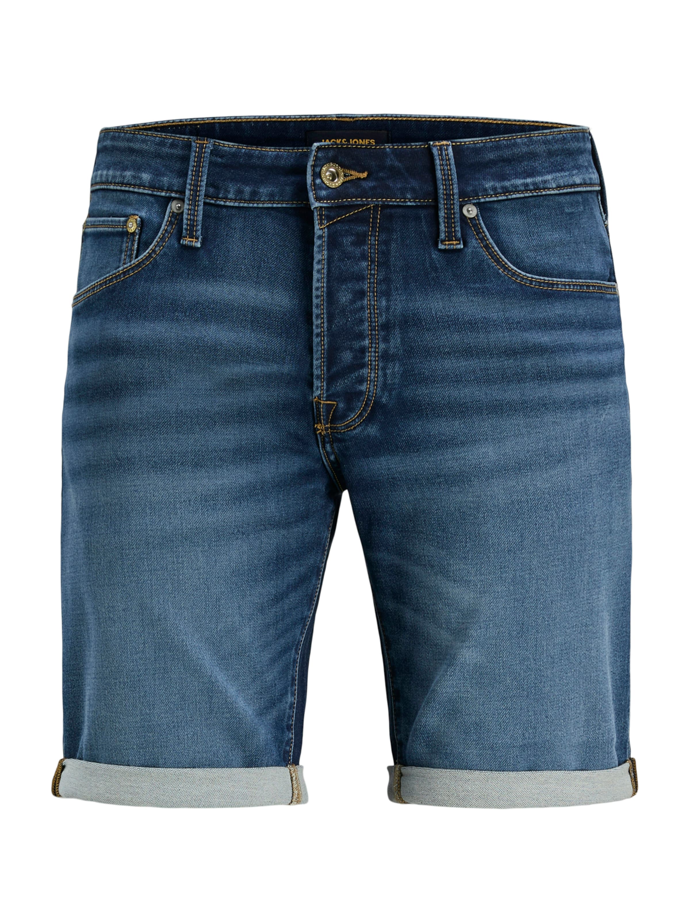 Jack & Jones Plus regular Τζιν 'JJIRICK JJICON' σε μπλε: μπροστά