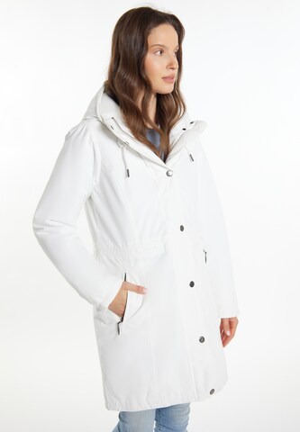 usha BLUE LABEL Winter Coat 'Fenia' in White: front