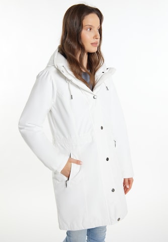 usha BLUE LABEL Winter coat 'Fenia' in White: front