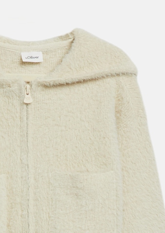 s.Oliver Gebreid vest in Beige