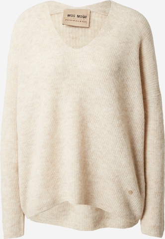 MOS MOSH Sweater in Beige: front