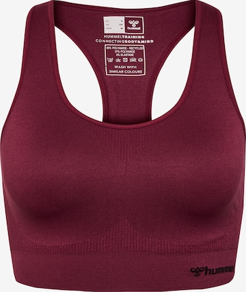 Hummel Bustier Sport bh 'Tif' in Rood: voorkant