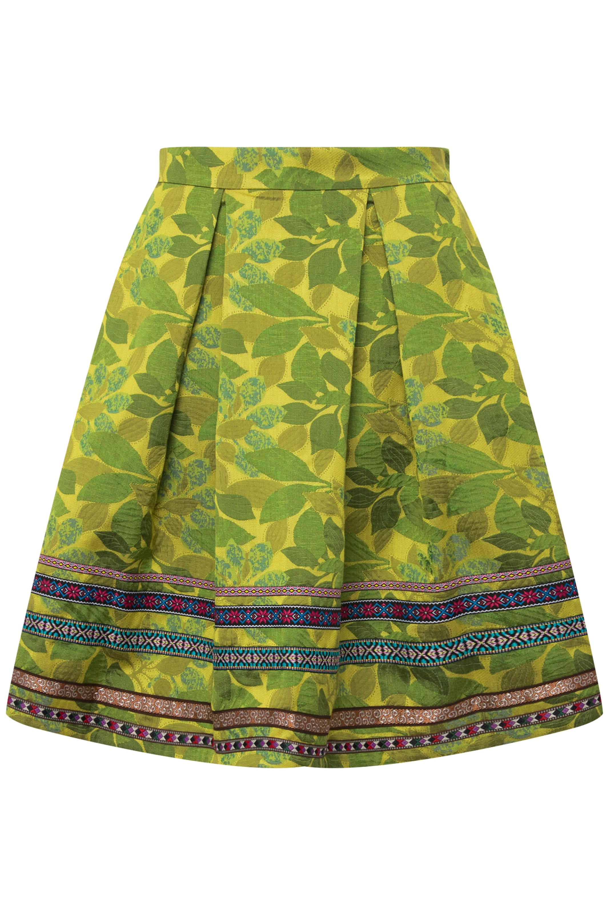 Ulla Popken Rok in Groen: voorkant