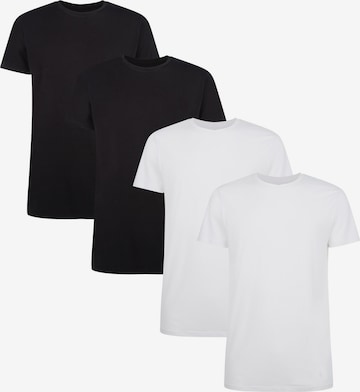 Maglietta di Bamboo basics in nero: frontale