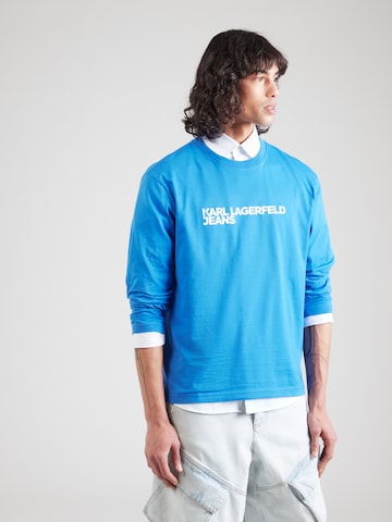 KARL LAGERFELD JEANS Футболка в Синий: спереди