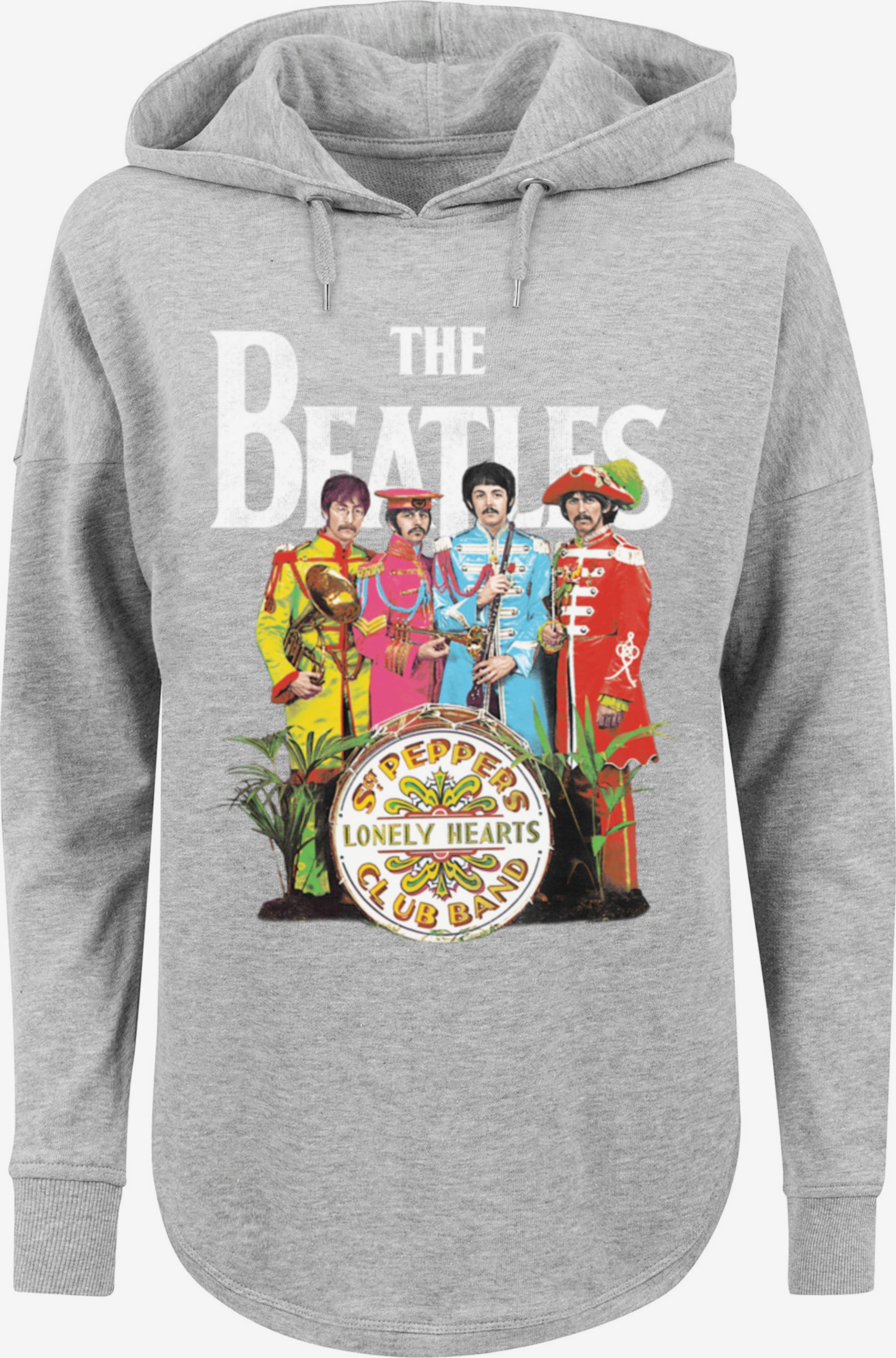 ABOUT YOU Beatles Pepper Sgt Grau Sweatshirt in | \'The Black\' F4NT4STIC Band