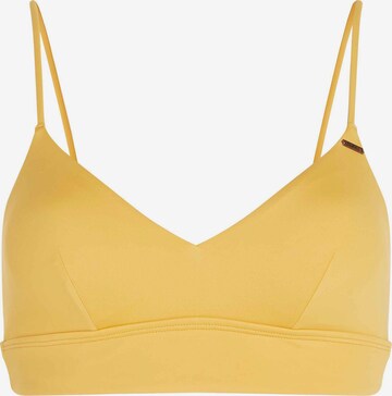 O'NEILL - Soutien Bustier Top de biquíni 'Wave' em amarelo: frente