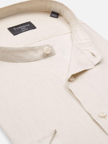 Slim fit Camicia business di 7Camicie in beige