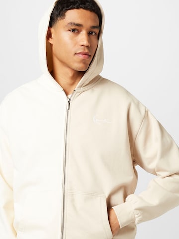 Karl Kani Sweat jacket in Beige