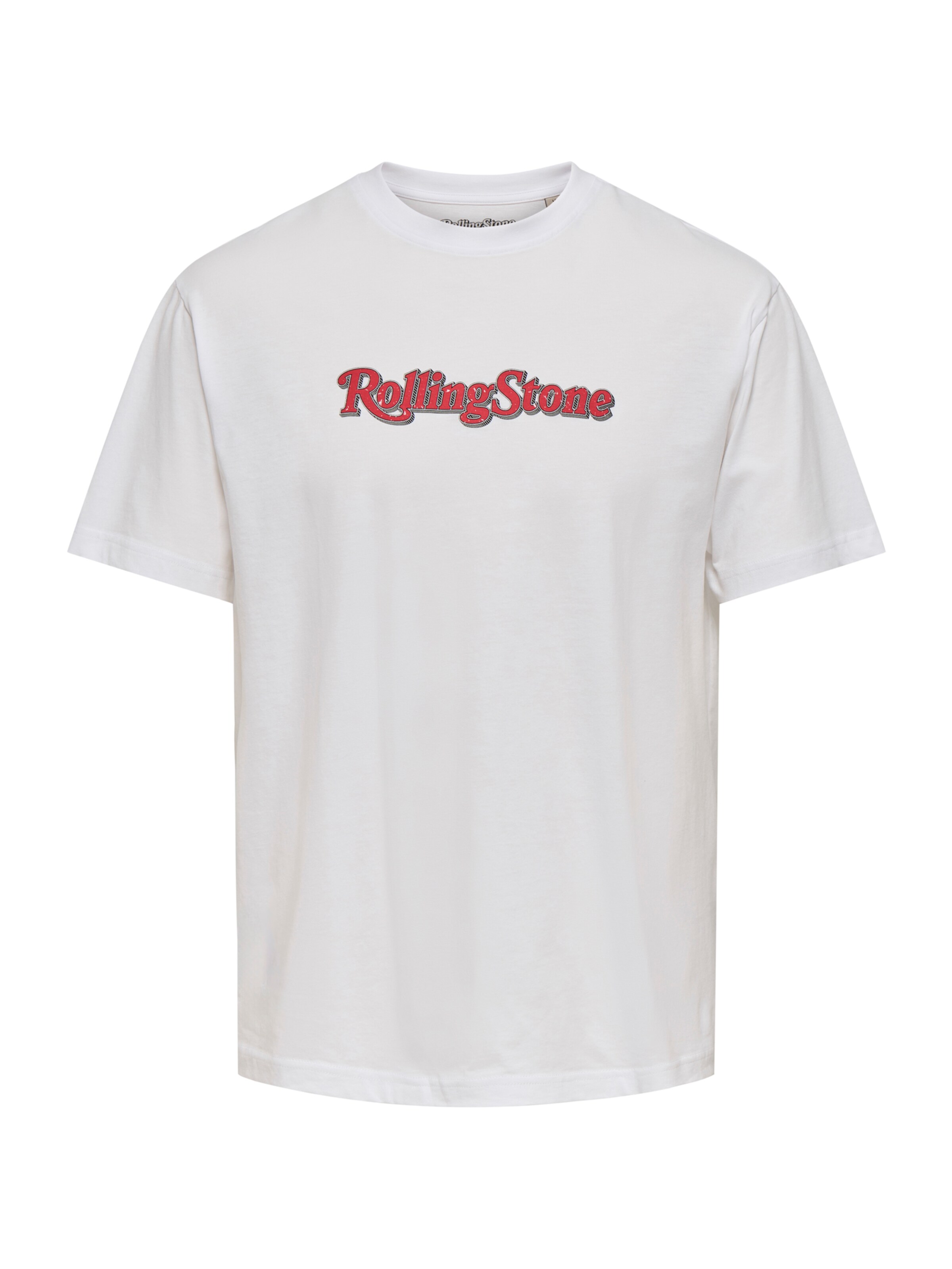Only & Sons Shirt 'ONSROLLING STONE' in White: front