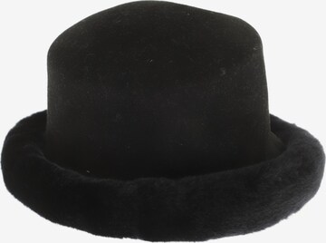 Seeberger Hat & Cap in 58 in Black: front