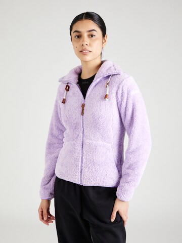 ICEPEAK Athletic fleece jacket 'COLONY' in Purple: front