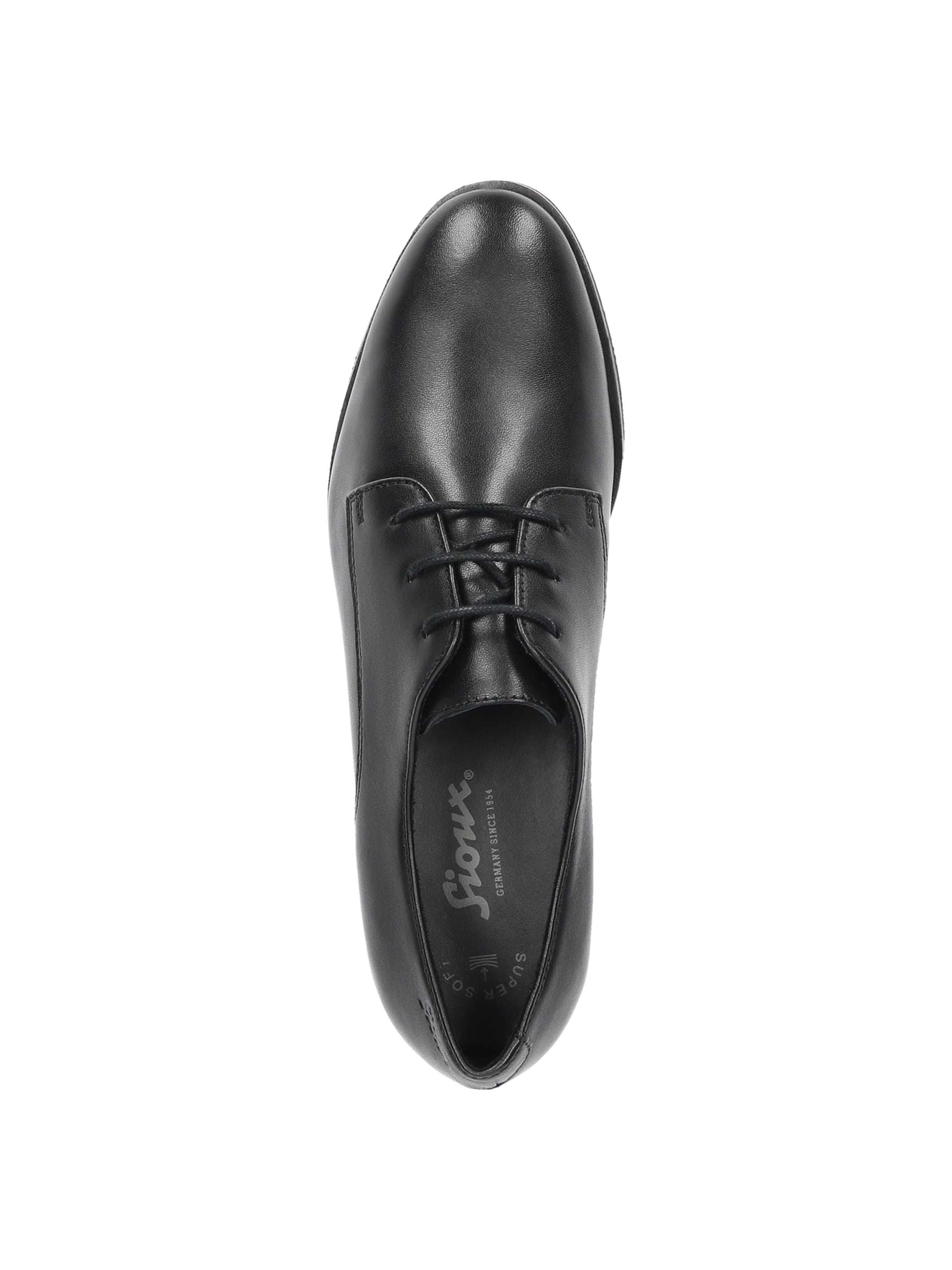 SIOUX Schnürschuh ' Bovinia-714 ' in Schwarz