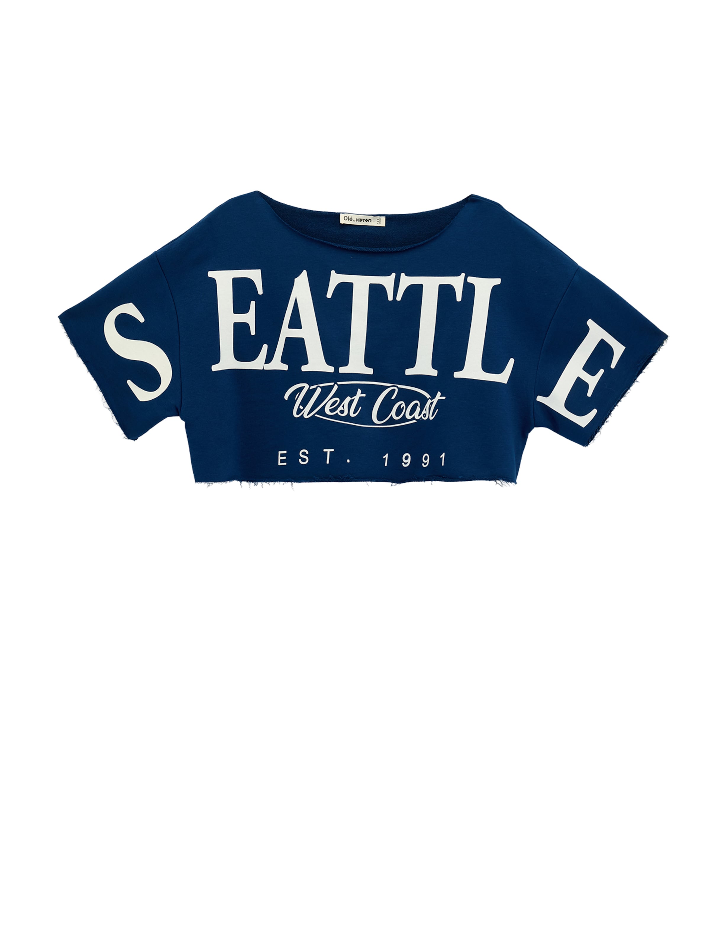 Koton Shirt in Blauw: voorkant