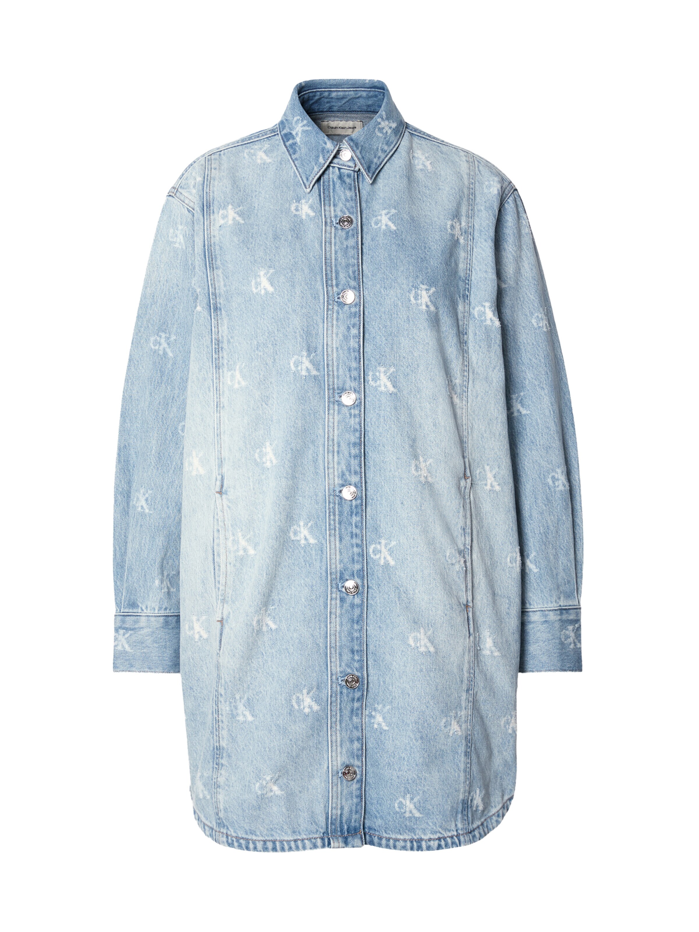 Calvin Klein Jeans Платье-рубашка в Синий: спереди