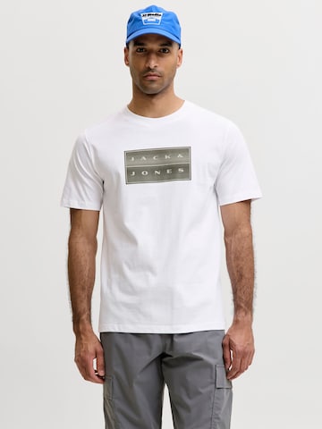 JACK & JONES Shirt 'JCOFusion' in White: front