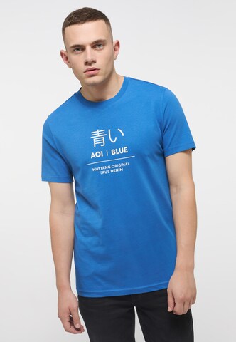 MUSTANG Shirt in Blau: predná strana
