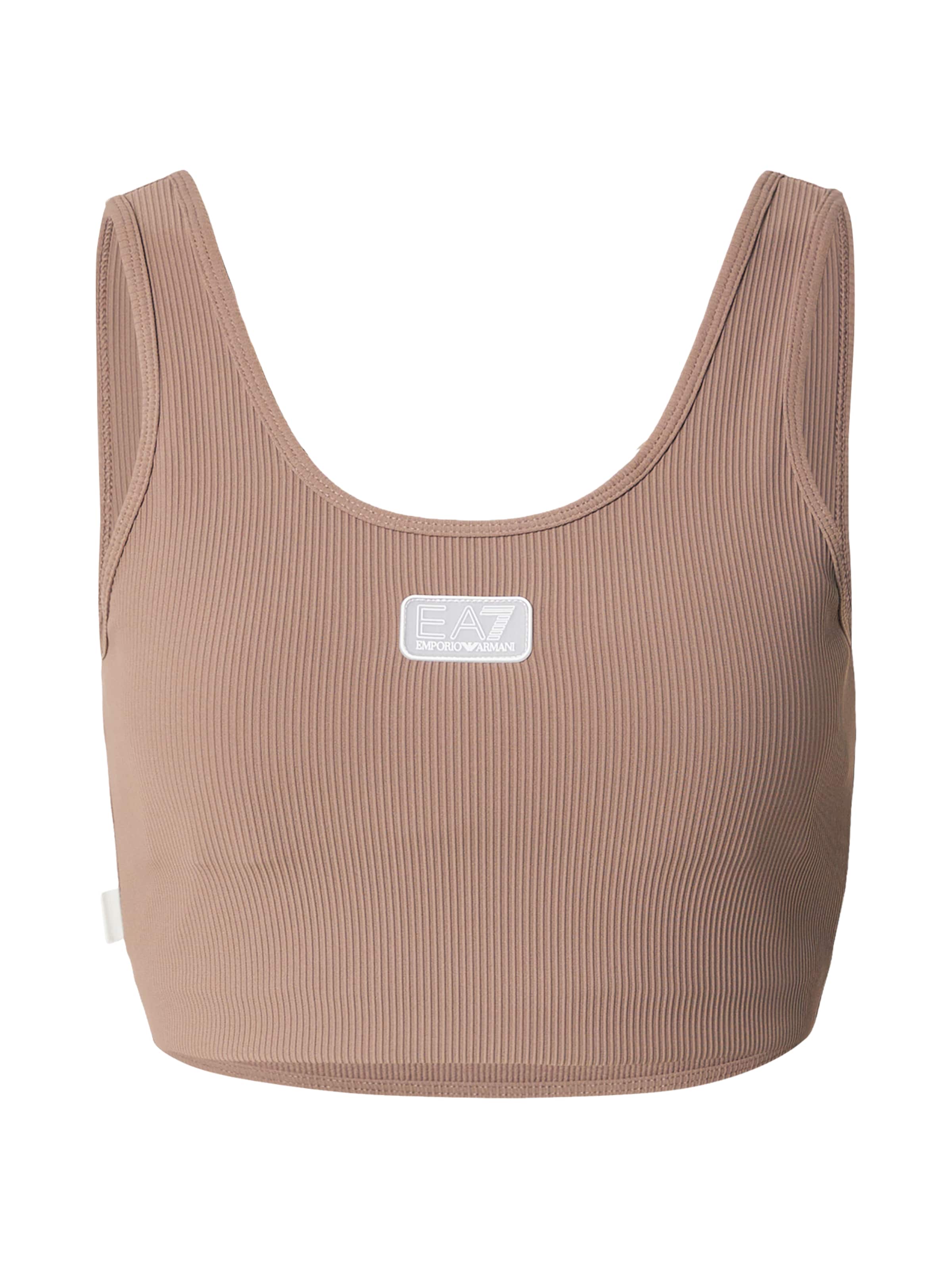 Bustier Haut EA7 Emporio Armani en gris : devant