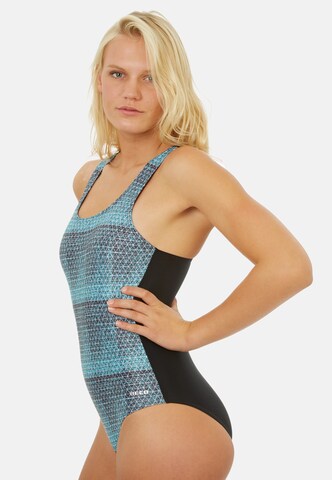 BECO the world of aquasports Bustier Sportbadpak 'Larimar' in Blauw