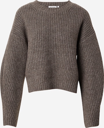 WEEKDAY Sweater 'Ivy' in Brown: front