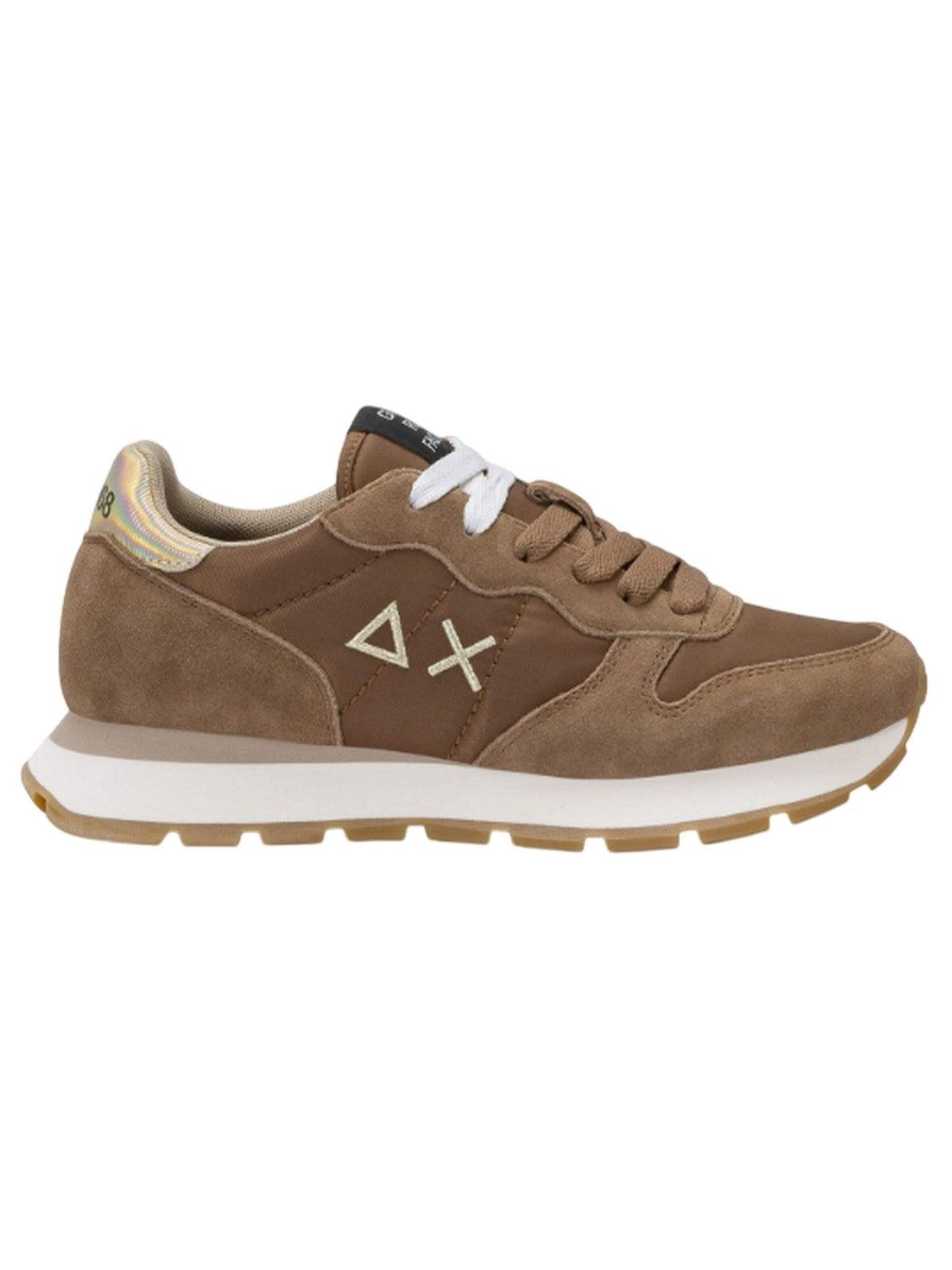 Sneaker bassa di SUN68 in marrone: frontale